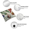 thumbnail image 4 of Acheng , Christmas Throw Pillow Covers - Pack of 2 | Christmas Pillow Covers, Nutcracker Pillow Covers | Merry and Bright Pillow Covers, Holiday Pillow Covers for Christmas White, 4 of 6