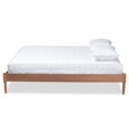 thumbnail image 2 of Baxton Studio Colette Mid-Century Wood Platform Full Bed in Ash and Walnut, 2 of 9