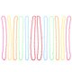 thumbnail image 1 of Collar de plástico de 12 piezas para la fiesta de mascarade accesorios para fiestas navideñas cuentas para accesorios de la etapa de fiesta collar de año nuevo, 1 of 4