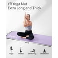 thumbnail image 2 of YR Yoga Mat Thick 20mm 76"X24" NBR Exercise Mat for Home Gym Pilates Workout Training Gym Mat with Carry Bag, 2 of 6