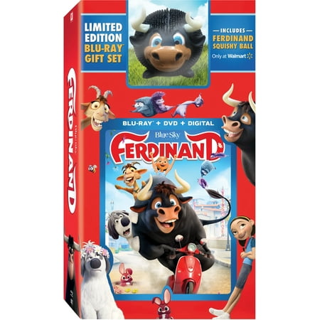 Ferdinand (Walmart Exclusive) (Blu-ray + DVD + Digital + Toy) (VUDU Instawatch Included