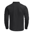 thumbnail image 4 of Stamzod Men's Long Sleeve Button Down Shirt Summer Dress Shirts Casual Work Shirt with Pocket Black XL, 4 of 9