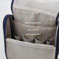 thumbnail image 5 of Small Hanging Travel Clouds Toiletry Bag Makeup Bag Cosmetic Organizer Portable - Navy blue, 5 of 7