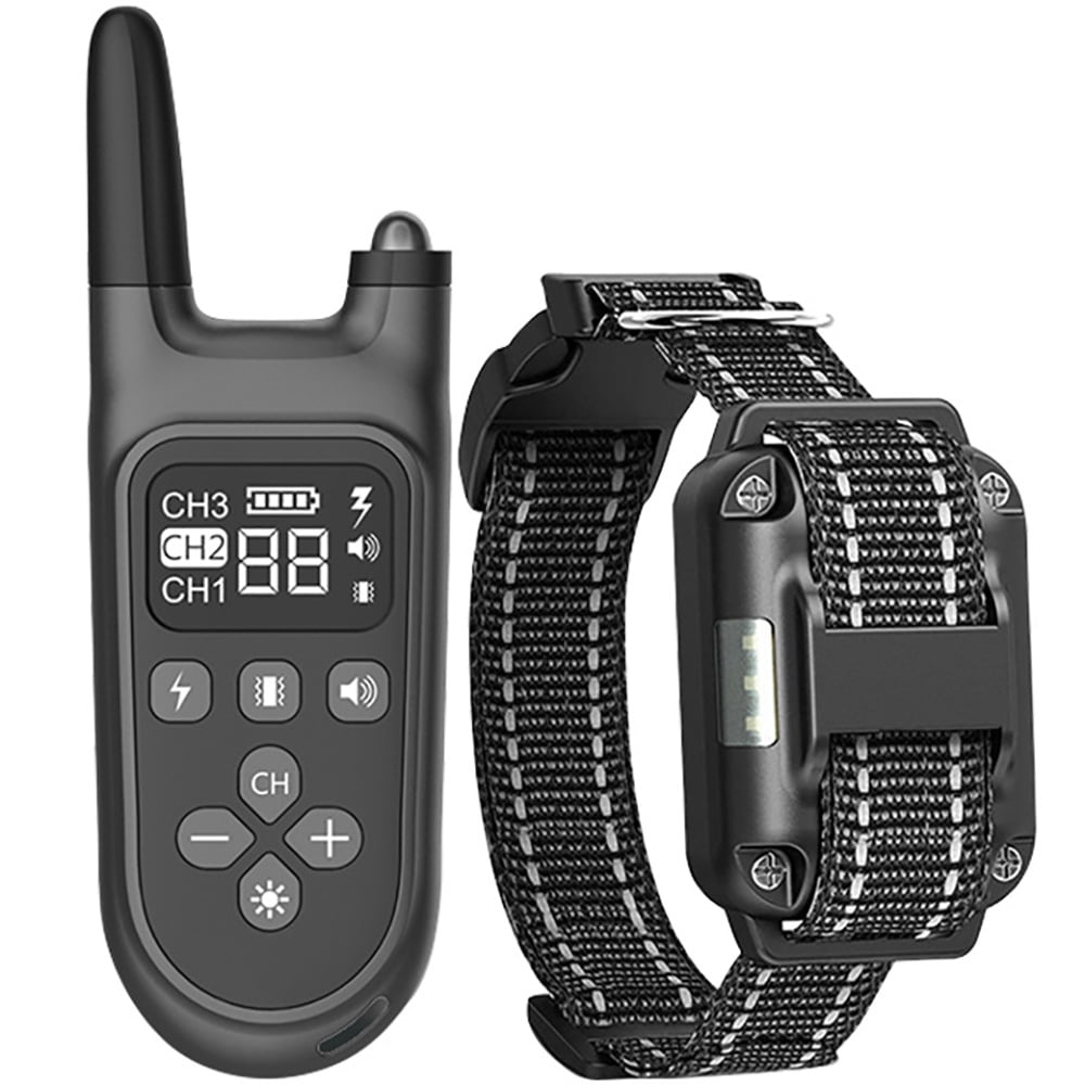 Dog Training Collar,dog shock collar,dog shock collar with remote for large dogs,Rechargeable, 3