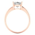 thumbnail image 4 of Clara Pucci 14K Rose Gold 2.5ct WhiteSapphire Solitaire Ring for Women, 4 of 7