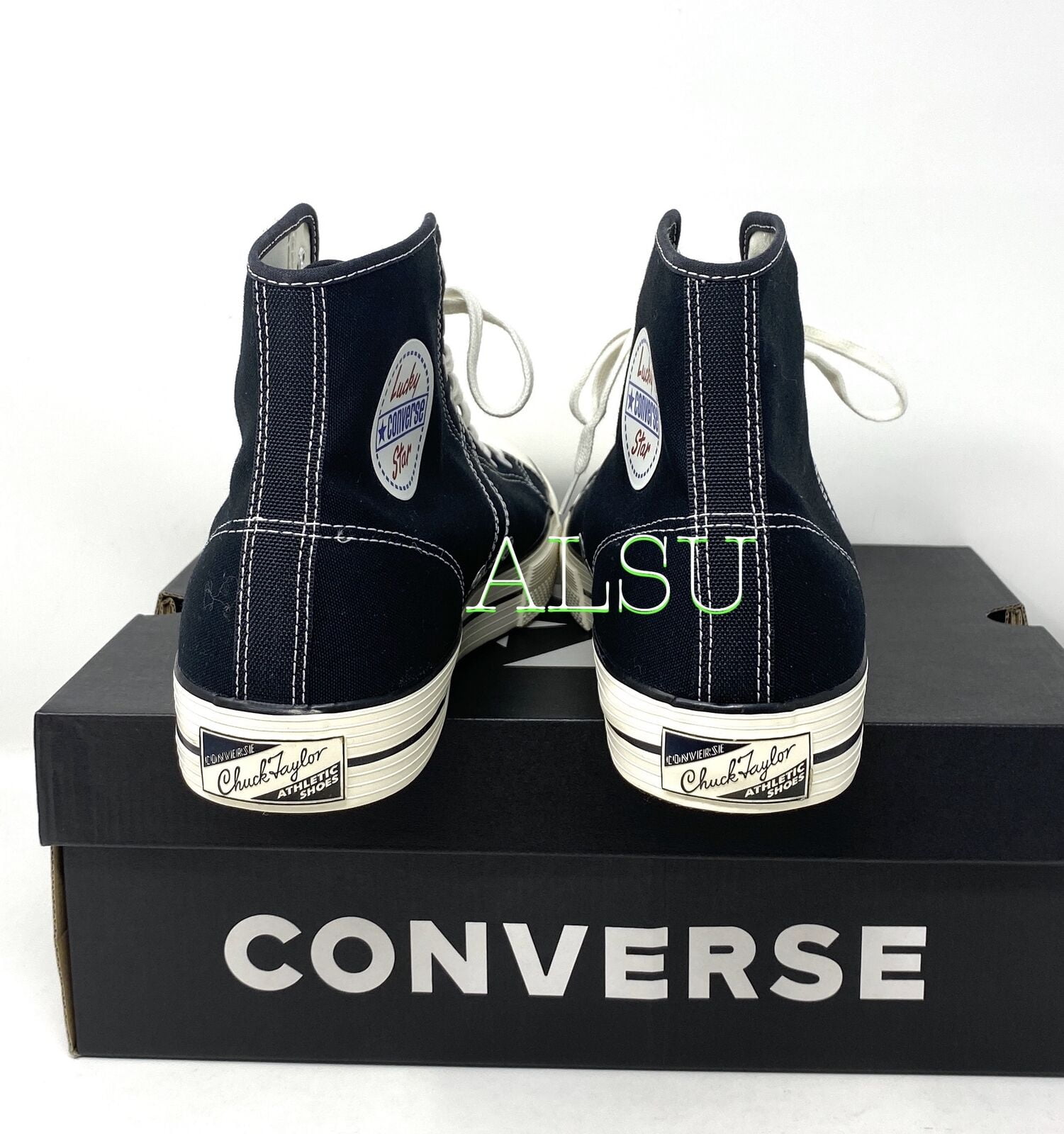 tildeling distrikt relæ Converse Lucky Star Black Canvas Men's Sneakers Size 163321C - Walmart.com