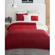 Lacoste Cliff Comforter Set, King, Red King Red