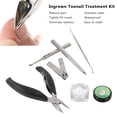 thumbnail image 4 of Kit De Tratamiento De Uñas Encarnadas, Kit De Tratamiento De Uñas De Acero Inoxidable De Limpieza Impermeable Fácil De Usar Completo Para El Hogar, 4 of 7