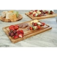 thumbnail image 2 of EcoDecors 14" x 10" FSC® Teak Reversible Cutting Board with Juice Groove, 2 of 7