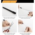 thumbnail image 4 of Cuerda para saltar - Cuerda para saltar con segmento de cuentas suaves - Ajustable para hombres, mujeres y niños Cuerda para saltar sin enredos para entrenamiento, ejercicio, mantenerse en forma, entrenamiento y pérdida de peso Negro Sailing Electrónica, 4 of 6