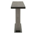thumbnail image 5 of Benzara BM174155 31.5 x 55 x 16 in. Metal Base Sofa Table with Acaia Wood Top - Slate Gray, Espresso Brown & Black, 5 of 5