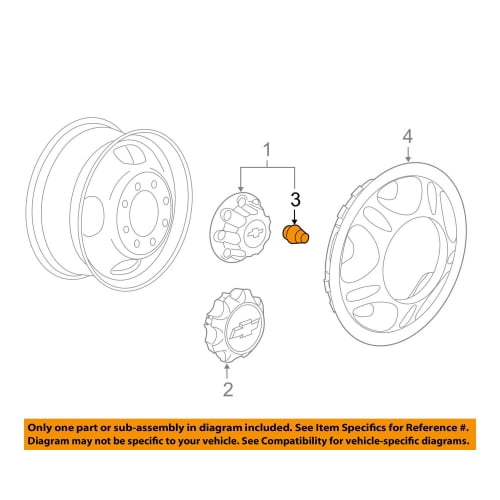 GM Wheel Lug Nut Cap - 9597782