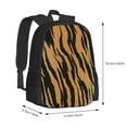 thumbnail image 3 of XMXT Travel Laptop Backpack for School Work, Brown Tiger Stripe Print Large Capacity Bookbag Travel Bag Backpacks for Women Men, 3 of 9