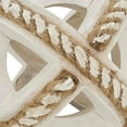 thumbnail image 2 of Natural Wooden Rope Decorative Orb, 2 of 3