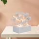 thumbnail image 4 of Estatua de coral moderna con escultura LED y pilas AAA (no incluidas). Adorno. blanco, 4 of 5