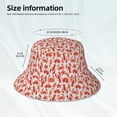 thumbnail image 3 of Rocae Sea Creatures for reflective Bucket Hat for Men Women Summer Beach Travel Summer Cap, 3 of 6