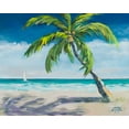 thumbnail image 2 of DeRice, Julie 14x12 White Modern Wood Framed Museum Art Print Titled - Ocean Breeze I, 2 of 4