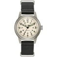 thumbnail image 1 of Bulova 96A246 Men's Hack Ivory Dial Black Leather Strap Watch, 1 of 3