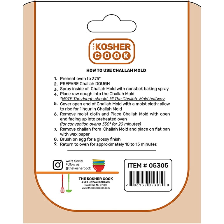 The Kosher Cook Silicone Braided Challah Pan, Large photo 3