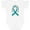 AA-White, variant on Inktastic Ovarian Cancer Awareness Ribbon Boys or Girls Baby Bodysuit