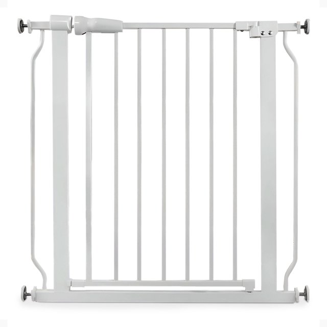 BalanceFrom Easy Walk-Thru Baby Safety Gate for 29.1”-33.8” Opening, 30” Tall, White