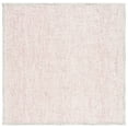 thumbnail image 3 of SAFAVIEH Abstract Hilbert Distressed Area Rug, Pink/Ivory, 6' x 6' Square, 3 of 12