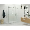 thumbnail image 4 of Glass Warehouse 90SL-64-32-MB Nova 78" High X 64" Wide X 32" Deep Sliding Frameless Shower, 4 of 5