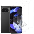 thumbnail image 1 of Zonyee Paquete de 3 Protectores de Pantalla para Google Pixel 4a 4G, Película Protectora de TPU Suave de Hidrogel HD de 5,81 Pulgadas, Cobertura Total Curva [No Vidrio Templado], 1 of 8