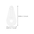thumbnail image 2 of TABLZONE 50Pcs Cabinet Glass Retainer Clips Transparent for Mirror Fixing and Glass Door Mounting, 2 of 8
