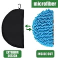 thumbnail image 3 of Disc Golf Cleaning Storage Bag, 2 In 1 Waterproof Disc Golf Clean Bag Portable Large Capacity  for Disc Golf Accessories, 3 of 7