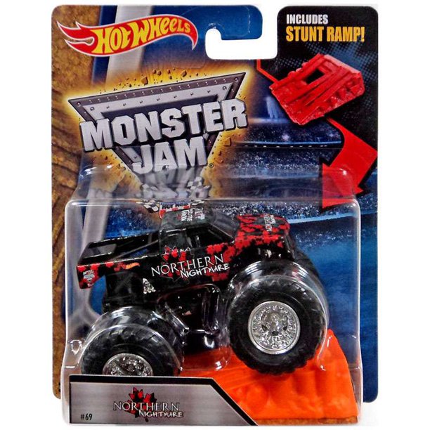 Hot Wheels Monster Jam 25 Northern Nightmare Diecast Car [Stunt Ramp