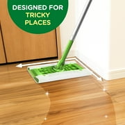 (12 pack) Swiffer Sweep + Mop, Dry Pads Refill, Floor Cleaner, Cleaning Cloths, Unscented, 32 Count