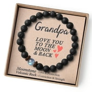 THEMEROL Grandpa Gifts Fathers Day Grandpa Birthday Gifts Unique Grandpa Bracelet New Grandpa Gifts Cool Grandpa Gifts Christmas Valentines