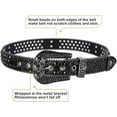 thumbnail image 2 of Dream Apparel Rhinestone Belt for Men and Women, Western Cowgirl Cowboy Bling Studded Diamond Belt Faux Leather Belt for Jeans Pants Dress, 2 of 7