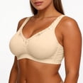 thumbnail image 6 of Plus Size Bras for Women Baeitkot Women's Breathable Full Cup Lace Comfortable Plus Size Bra, 6 of 6