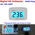 thumbnail image 5 of Ac 110V-300V 120V 230V Lcd Digital Voltmeter Plug-In Home Voltage Meter Monitor Us Plug, 5 of 6