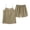 Khaki, variant on XuJwPNcy Cami Pajama Sets for Women Sleeveless V Neck Tank Top Soft Elastic Waist Shorts Camisole Lounge Set 2 Piece Nightwear