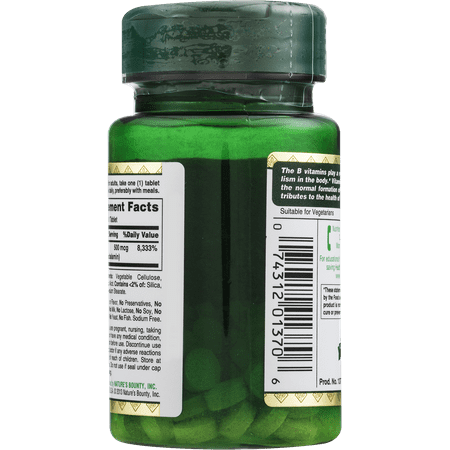 Natures Bounty Natures Bounty Vitamin B-12, 100 ea