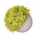 thumbnail image 3 of Bola de hierba artificial en maceta, simulación de hierba, decoración de plantas, decoración de la mesa de la oficina en casa, hierba tipo 3, amarillo Advancent HA7593-07B, 3 of 6