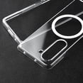 thumbnail image 6 of Clear for Samsung Galaxy Z Fold 4 Case Built-in Strong Compatible with MagSafe, Anti-Yellowing Crystal Hard PC Slim Thin Phone Cover for Samsung Galaxy Z Fold 4,Clear, 6 of 10
