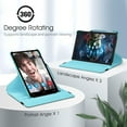 thumbnail image 5 of Fintie Rotating Case for Samsung Galaxy Tab S6 Lite 10.4 Inch 2024/2022/2020 with S Pen Holder, 360 Degree Swivel Stand Cover Auto Sleep/Wake,Shades of Blue, 5 of 7