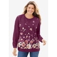 thumbnail image 3 of Woman Within Plus Size Printed Sweatshirt, 3 of 6