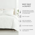 thumbnail image 6 of Noble Linens Aqua Vine Pattern 2-Piece Duvet Cover Set, Twin/TwinXL, 6 of 10