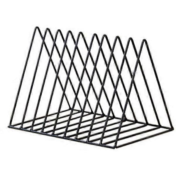 Magazine Rack Modern Magazine Rack Magazine Holder Bookshelf Magazine Collector Shelf Magazine Rack Made of Metal (Black)