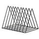 thumbnail image 1 of Magazine Rack Modern Magazine Rack Magazine Holder Bookshelf Magazine Collector Shelf Magazine Rack Made of Metal (Black), 1 of 4