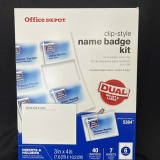 Office Depot Name Badges & Lanyards in Retail Essentials 