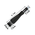 thumbnail image 3 of 2pcs Nose Hair Trimmer Replacement Heads Compatible with Philips One Blade & One Blade Pro Shaver Waterproof Dual Edge Blades E-Shaver head, 3 of 6