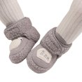 thumbnail image 6 of Gyujnb Baby First Walkers, Warm Soft Sole Booties with Hook Loop, Cozy Indoor Outdoor Shoes for Toddlers,12-18 Months, 6 of 6