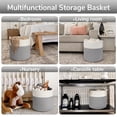 thumbnail image 4 of Cesta de almacenamiento de juguetes Goodpick Baby Laundry, gris, 38 x 36 cm, 4 of 6