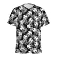 thumbnail image 4 of Camiseta con estampado de fútbol americano para hombre, camisetas con estampado 3D de fútbol, camisetas casuales de moda de verano con cuello redondo, camisetas holgadas de manga corta, ropa de calle, 4 of 4